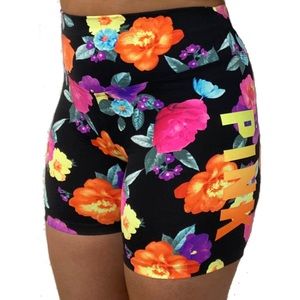 Medium Victoria Secret PINK Floral Biker Shorts